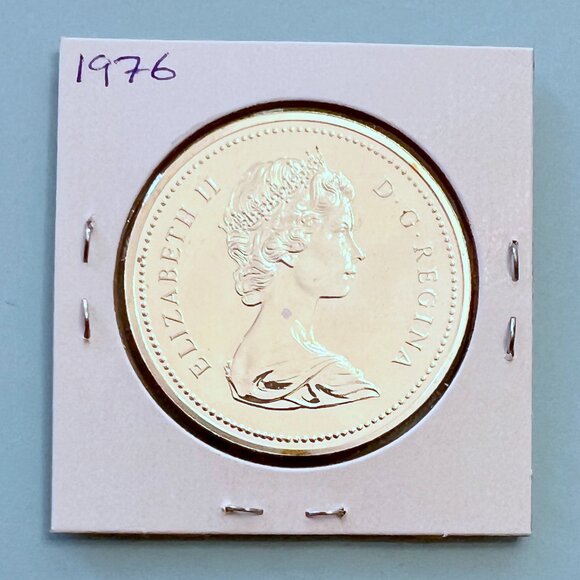 Canada 1976, 1977 & 1978 0.500 Fineness Silver Dollar Coins! - Picture 4 of 16